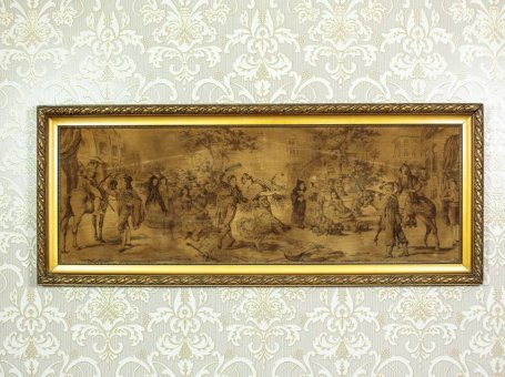 Tapestry Depicting a Genre Scene