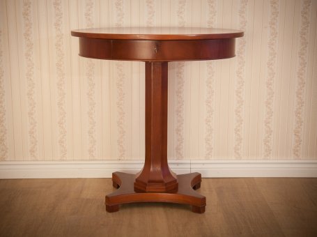 Biedermeier Small Table/Sewing Table, Circa 1890