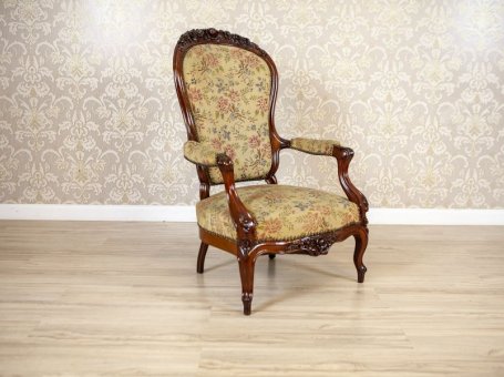 19th-Century Baroque Revival Armchair