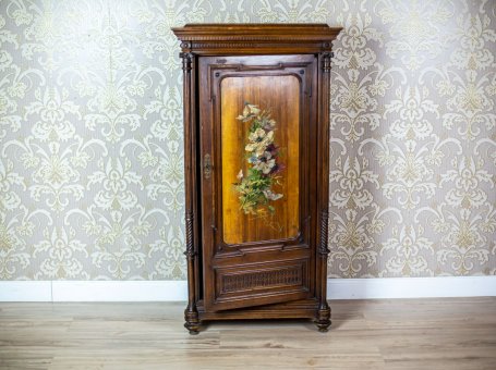 19th-Century Columnar Cabinet