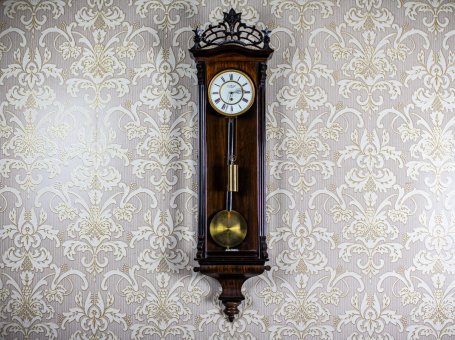 Austria-Hungarian Wall Clock from the Late 19th Century