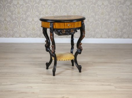Inlaid Sewing Table from the Late 19th Century