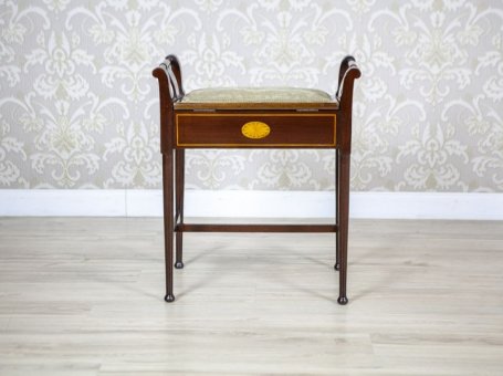 Taboret/ławeczka w stylu Biedermeier