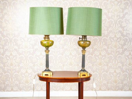 Pair of Ceramic Lamps from the Second Half of the 20th Century