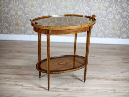 19th-Century Rosewood Tea Table