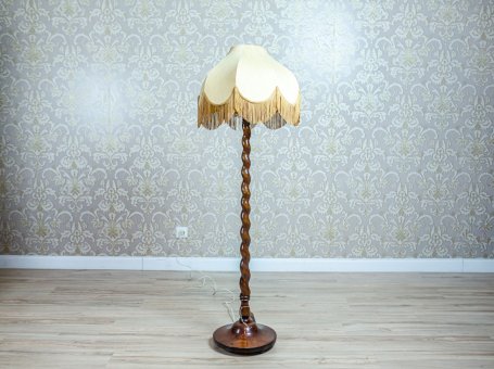 Wooden Floor Lamp from the 1960s-1970s