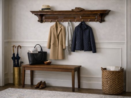 Eklektyczny wieszak z XIX wieku