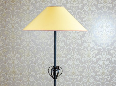 Floor Lamp with a Lampshade