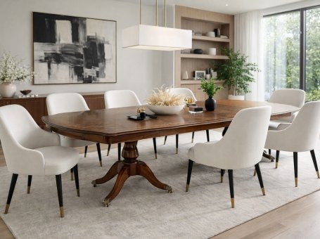 English, Extendable Dining Table