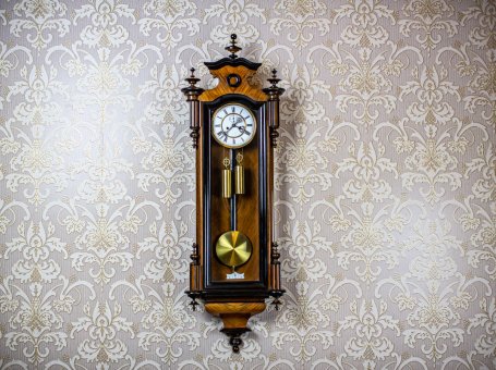 Eclectic Endler / Freiburg Wall Clock from the Late 19th Century
