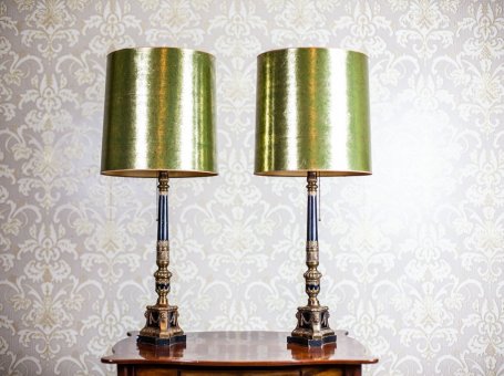 Pair of Lamps in the Empire Type