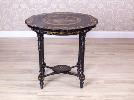 19th-Century Mother-of-Pearl End Table