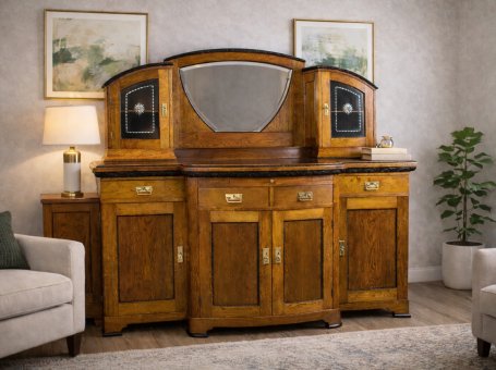 Art Nouveau Sideboard from the Turn of the 19th and 20th Century