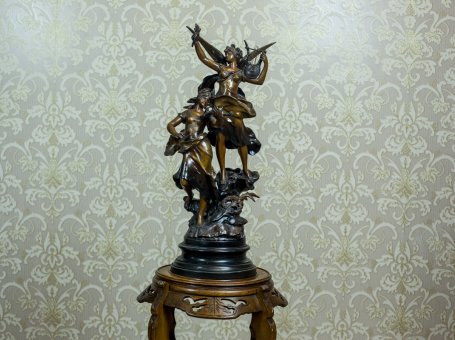 Art Nouveau Statue by Louis Auguste Moreau