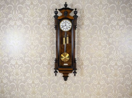 Zegar ścienny z manufaktury Fortuna Freiburg 1885/1886 rok