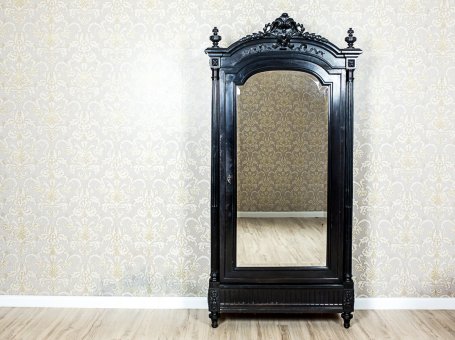 Antique Closet with a Mirror