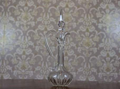 Crystal Decanter with a Handle