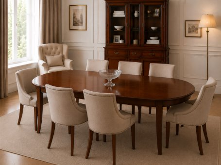 Polish Extendable Dining Table, Late 20th Century, circa 1990s