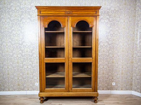 19th-Century Walnut Bookcase