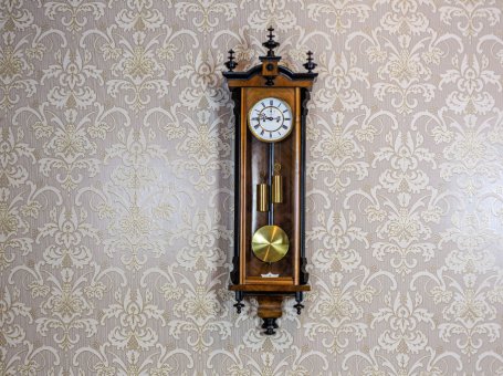 19th-Century Regulator Wall Clock