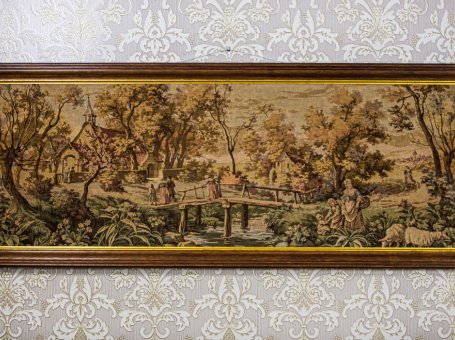 Tapestry in an Oak Frame