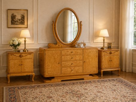 Pair of Two Nightstands from the Early 20th Century