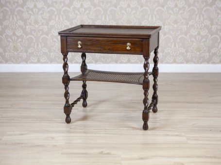 Oak Side Table from the 1930s