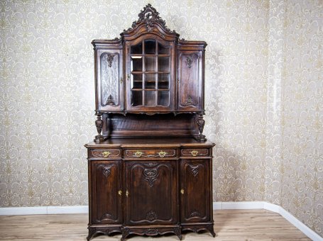 Neo-Rococo Oak Buffet