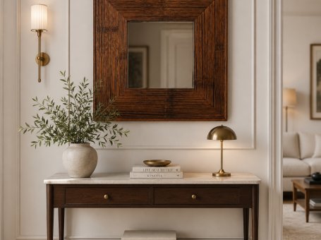 Mirror in Original Square Frame