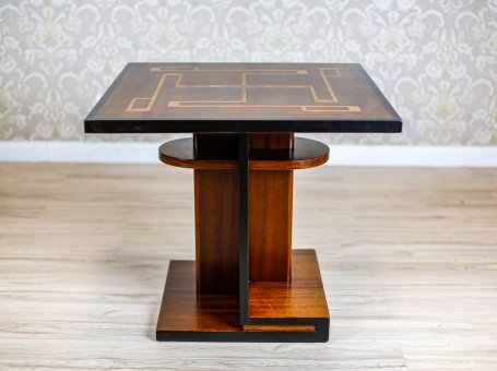 Signed Art Deco Poker Table