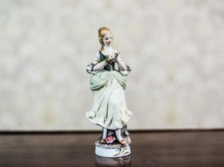 Bisque Figurine, Hand-Painted