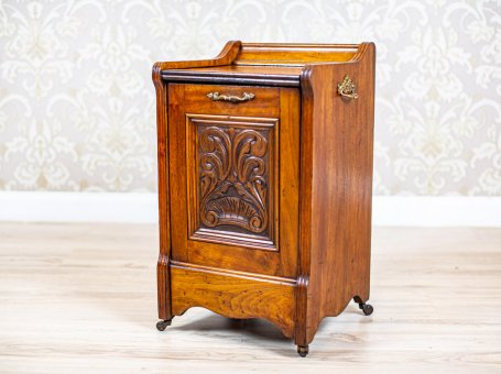 19th-Century Cabinet with Container