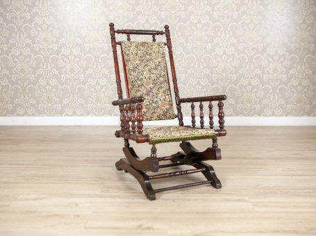 Eclectic 19th-Century Spring Rocking Chair