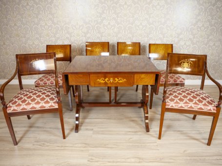 Salonik w stylu biedermeier