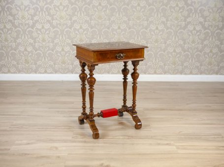 Eclectic Sewing Table, Circa 1900
