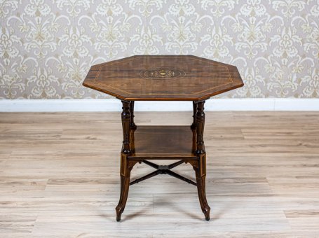 19th-Century Rosewood Side Table