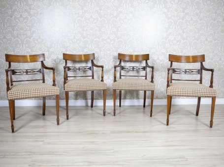 Set of Stylized Armchairs from the Mid. 20th Century