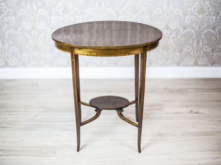 19th-Century Oval Side Table