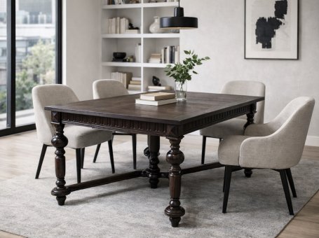 19th-Century Eclectic Oak Table