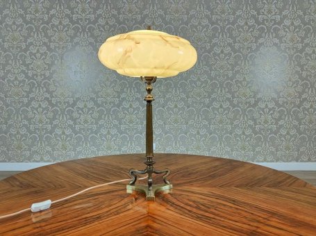 Przedwojenna elektryczna lampa gabinetowa