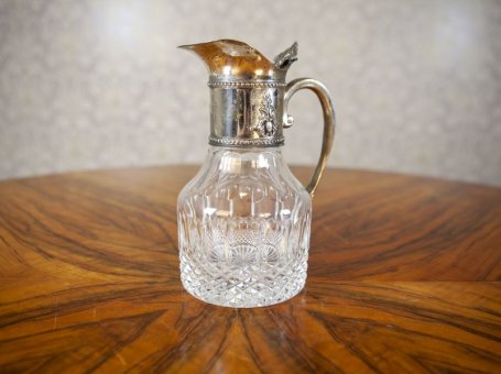 English Pitcher with Silver-Plated Handle