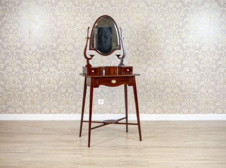 Mahogany Vanity Table from the Late 20th Century