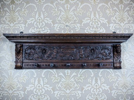 Brittany Oak Coat Rack