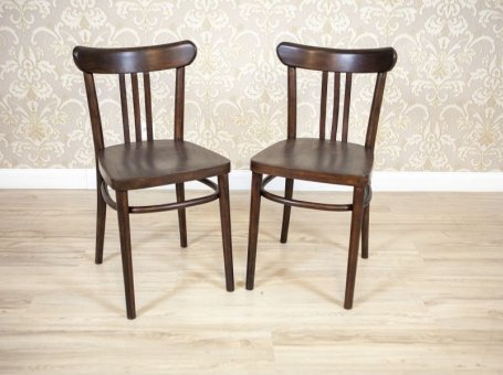 Two 20th-Century Beech Chairs