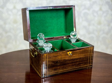 19th-Century Liqueur Set with a Storage Box
