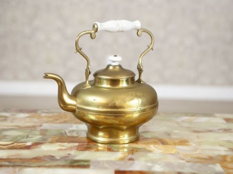 Vintage-Style Brass Teapot, Early 20th Century