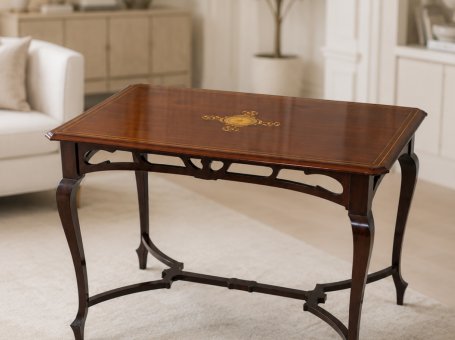 Mahogany Center Table from the Early 20th Century