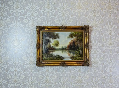 Landscape in a Golden Frame