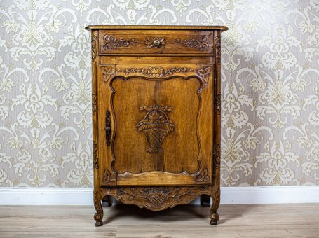 Oak Commode from the Late 19th Century