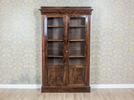 Biedermeier Bookcase, Circa 1850